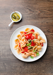 Pasta with vegetables