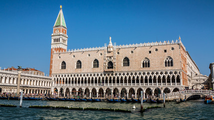 Doge's palace and bridge of sighs, Venice