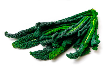 Black celery isolated on white background