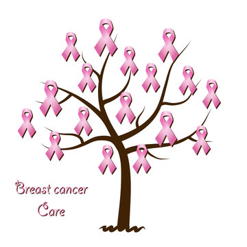 Breast cancer awareness tree
