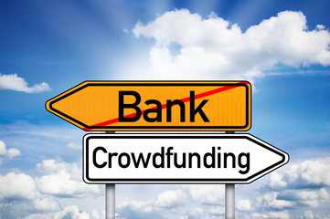 Wegweiser Bank und Crowdfunding