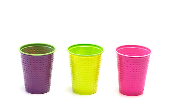 Colored Plastic Cups