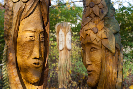 Fairy-like figures from primaeval Slawic tales
