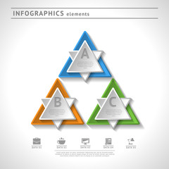 Business infographics elements. Modern design template