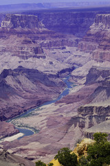 Grand Canyon and Colorado river scenic view, Arizona