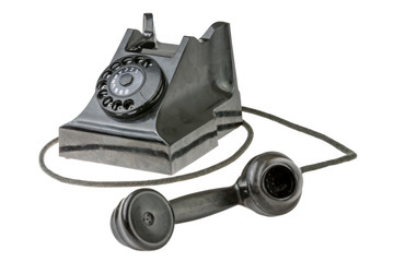 Retro dial-up rotary telephone