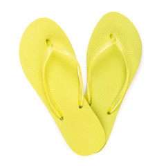Flip flops isolated on white.
