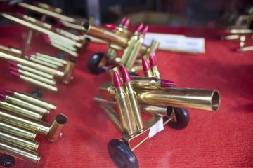 Obraz premium Models of guns made of shells, Vietnam