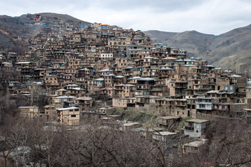 Village Kang in mountains near Mashhad, Iran