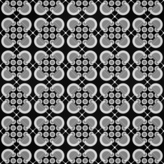 Old style black and gray mosaic