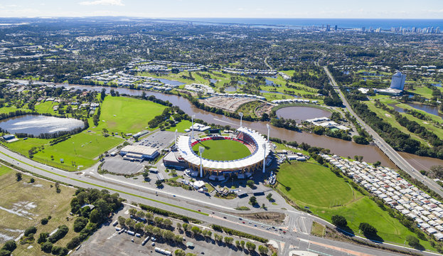 Aerial view of Australian Stadium