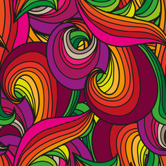 seamless colorfull abstract pattern - 61180900