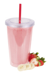 Strawberry and banana  smoothie
