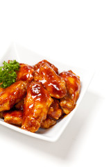 Brown Sugar Barbecue Baked Chicken Wings