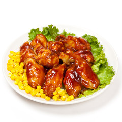 Brown Sugar Barbecue Baked Chicken Wings