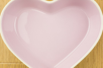 ピンクハートの入れ物