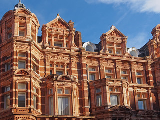 London, Mayfair, ornate facade