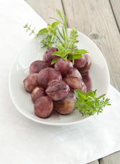 schalotten in Sauce