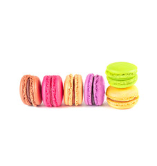 colorful macarons