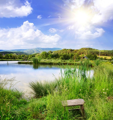 lake in Crimea