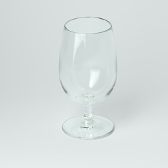 Cognac Or Wine Glass On White Background