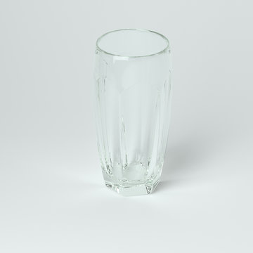 Punch Or Water Glass On White Background