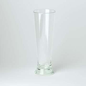 Cocktail Or Beer Glass On White Background