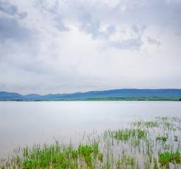 Lake in crimea