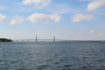 Fototapeta na wymiar Farö-Brücke in Dänemark