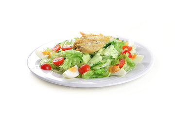 salad with lettuce