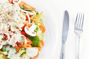 mushrooms salad