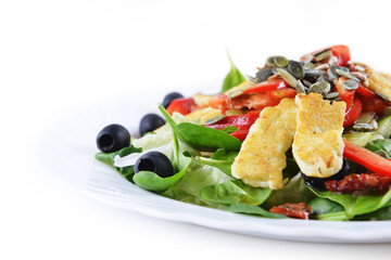 Fresh spinach salad