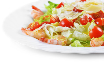 Salad with seafood