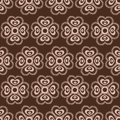 Seamless pattern of flowers