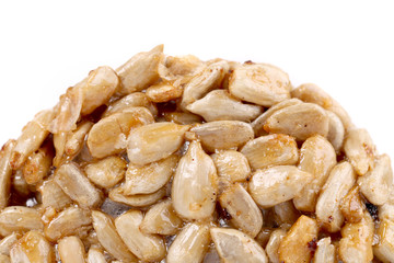 Sunflower seeds in sugar syrup.