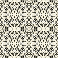 seamless wallpaper.damask pattern.floral background