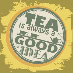 Abstract grunge color stamp or label, vector illustration