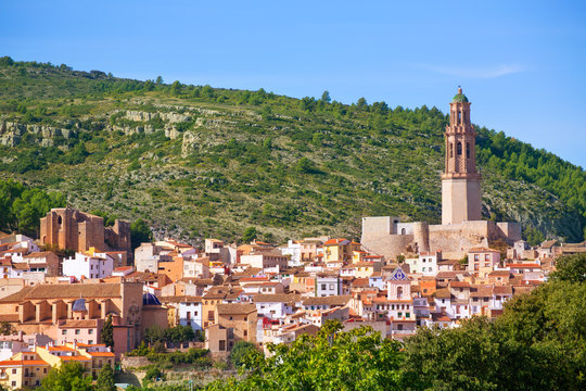 Jerica Castellon village skyline in Alto Palancia of Spain