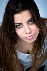 Naklejka premium woman portrait
