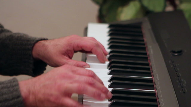 Making a mistake while playing and banging the keyboard