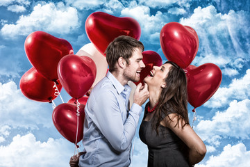 love ballons couple