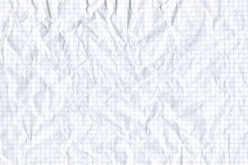 White Crumpled  Paper Texture - 61200709