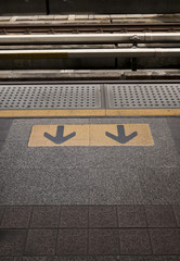 Fototapeta premium Arrow direction sign