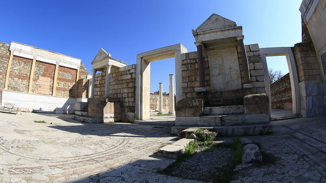 Synagogue of Sardis Ancient City at Turkey