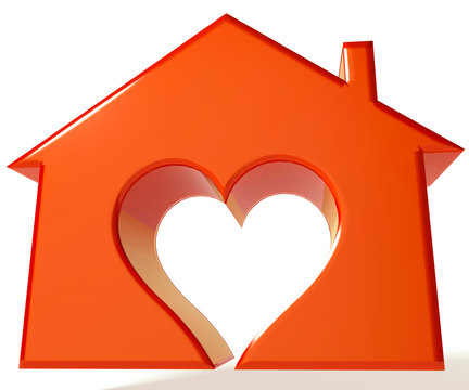 House heart 3D image
