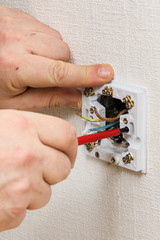 Elektroinstallation Herdanschlussdose