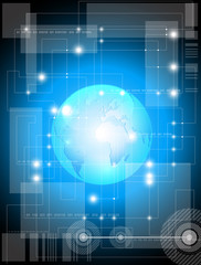 Futuristic technology background