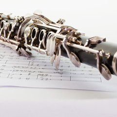 Klarinette mit Noten