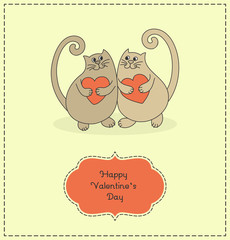 Cats in love