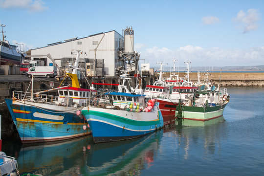 Le port de Douarnenez dans le Finistère en Bretagne